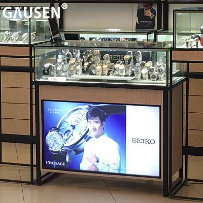 China High End Optical Jewelers Shop Showcase Watch Showroom Furniture Show Counter Watch Display Cabinets for sale