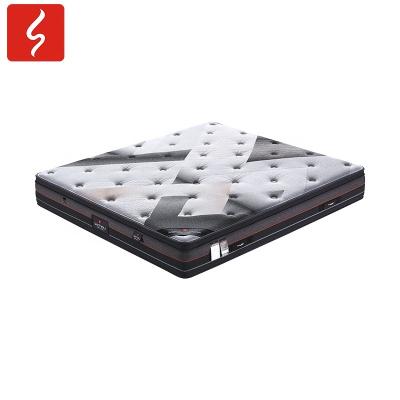 China Jacquard 400gsm Double Side FR Certificate Foldable Heavy Duty Pocket Spring Mattress For Bed for sale