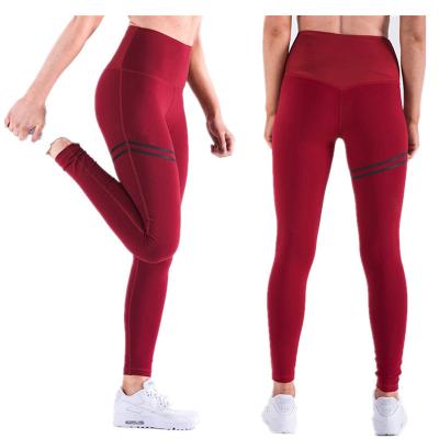 China High Quality Antibacterial Yoga Pants Solid Color Women Fitness Leggings Lift Up Leggings Seamless WithLeggings for sale