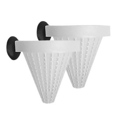 China 2 Pcs Fishtank Feed Aquarium Basket Feeder Viable Fish Food Live Worm Bloodworm Cone Pet Products Fish Products for sale