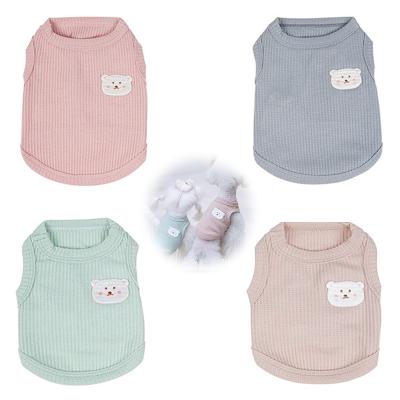 China Sustainable Current Season Spring Summer Pet T-Shirt Cute Soft Pet Comfortable Breathable Clothes for sale