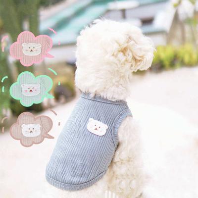 China Sustainable 2024 New Spring Summer Pet Clothes Fashion Pets Dog  Polyester Shirts for Small Animals for sale