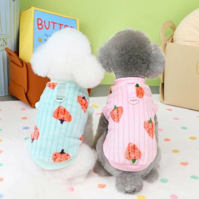 China Stocked New Style Lovely Soft Dog Jacket Warm Winter Dog Cloth for Small Dogs for sale