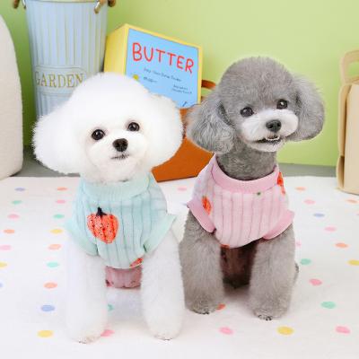 China Stocked New Arrival Dog Pull Ring Soft Thickening Warm Shirt Winter Dog Cloth for Dogs Puppy for sale