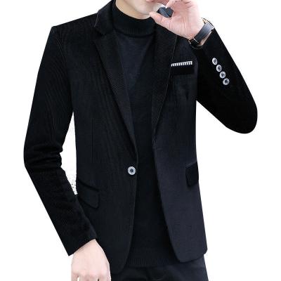 China Plus Size Men's Suits Manufacturers Single Breasted Groom Corduroy Men's Office Suits Tuxido Penthouse Coat Lankepace Suits for sale