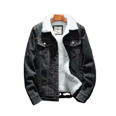 China 2021Chaquetas Viable Men's Coats S-6XL Plus Size Mens Coats Shear Jacket Men's Flannel Jean Jacket With Fur for sale