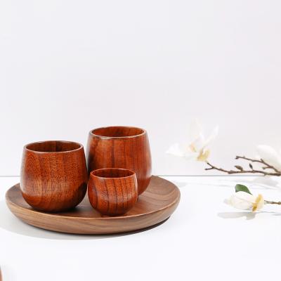 China Sustainable Factory Direct Cheap Wooden Sales Coffee Tea Cup 100% Natural Eco-friendly for sale