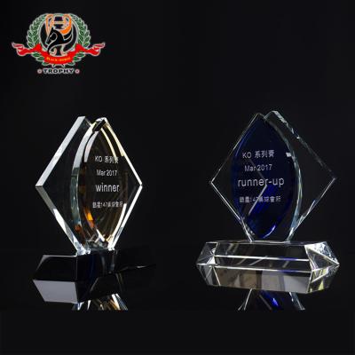 China China Crystal Glass K9 Crystal Plaque Luxury Home Decor Mug Awards for sale