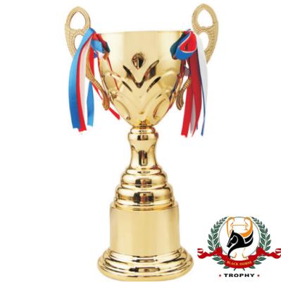 China High Quality Gold Sports Cups Awards Trophy Three Size Sports Champions Trophy Ornament /Souvenir for sale