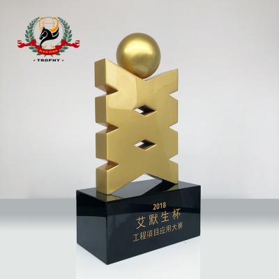 China Europe Souvenir Awards High-quality Stainless Steel Abstract Awards Metal Company for sale