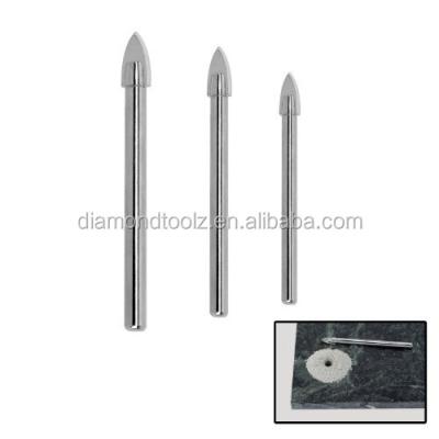 China Wholesale Masonry Drilling 20mm Carbide Spear Head Glass Tile Marble Drill Bit for sale