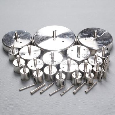 China Glass Drilling Diamond Plated Glass Hole Drill Bit Diameter 5mm---150mm for sale