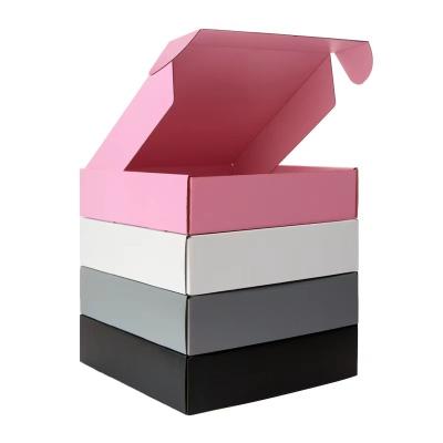 China Wholesale Custom Logo Premium Luxury Paper Gift Box Handmade Pink Black Brown Cardboard for sale