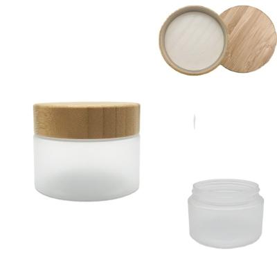 China Personal Care Pet Bamboo Amber Lotion Jars Pet Wide Plastic Jar 250ml Round Mouth Pet Oil Jar for sale