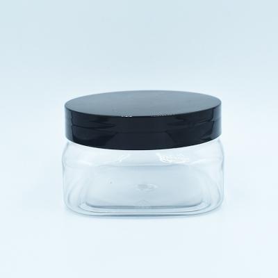 China Personal Care Pet Plastic Container Square Jar 50ml Pet Jar See Pet Jar 170x90 for sale