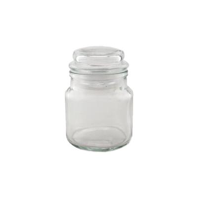 China Hot Sale 100ml Europen Style Handmade Empty Mushroom Type Clear Glass Container Candle European Aromatherapy Candle Jar for sale