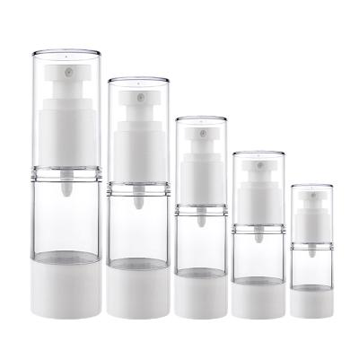 China Hot Sale 15ml/30ml/50ml/80ml/100ml Cosmetic Lotion Airless Pump Bottle Empty Travel Packaging Containers Vacuum Press Jar for sale