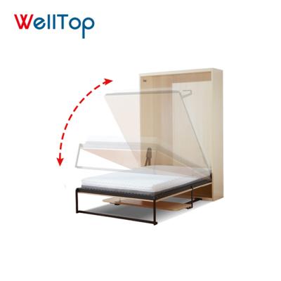 China (Others) Adjustable Modern Horizontal Pull Out Wall Mounted Bed Unit Murphy Bed Images For Space Saving VT-14.024 for sale