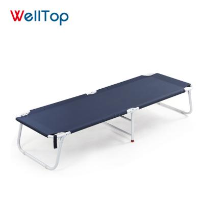 China Foldable Portable Outdoor Military Tools Camping Bed Adjustable Foldable Beds Beach Metal Beds VT-14.110 for sale