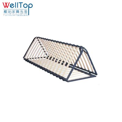 China King Size Slat Bed Soft Frame Parts Metal Bed Frame Soft Bed Frame Storage VT-14.002 for sale