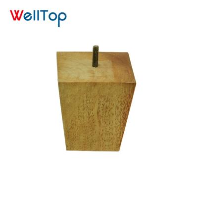 China Hot Selling Sofa Furniture Parts Sofa Leg Wood Or Amazon Bed Sofa Feet VT-03.125 for sale