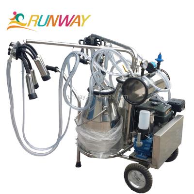 China Farms Gasoline Engine Milk Suction Machine For Milking Pump Type Sucking Vacuum for sale