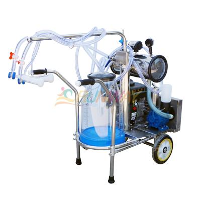 China Farms Single Milk Group Gasoline Sheep Goat Milking Machine for sale