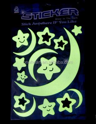 China Star Night Luminous Glow in the Dark Stickers, Luminous Stickers, Fluorescent Sticker for sale