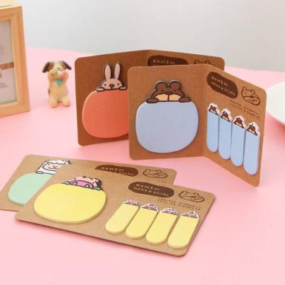 China Beautiful and Cheap Cat Shaped Sticky Note Pad /Pet Self Adhesive Self Adhesive Sticky Note for sale