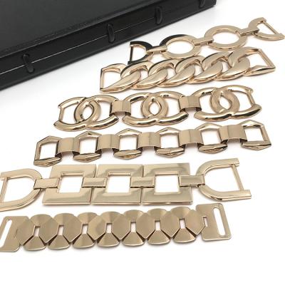 China High Quality New Chain Buckle Metal Accessories Chain Buckle Chain Connector For Clothing And Luggage Fashion Metal Jewelry Belt Buckle for sale