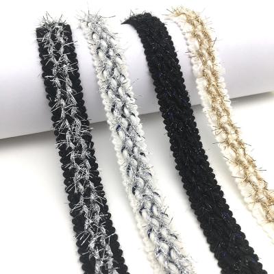 China High Quality Viable Trim Lace Flower Eyelash Embroidery Headscarf Bridal Garment Accessories For Underwear for sale