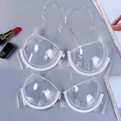 China Transparent Pump Bra Wash Free Invisible Bra Plastic Underwear for sale