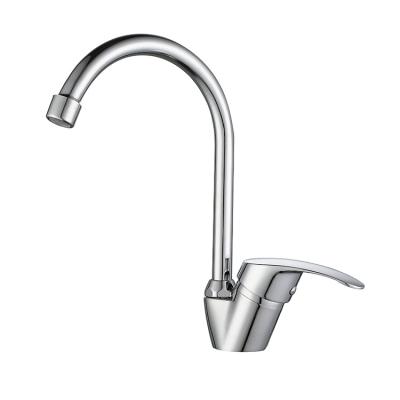 China China Manufacturer High Quality Modern Steel Tube Single Handle Taps Luxury 2021 Kitchen Faucet On Sale for sale