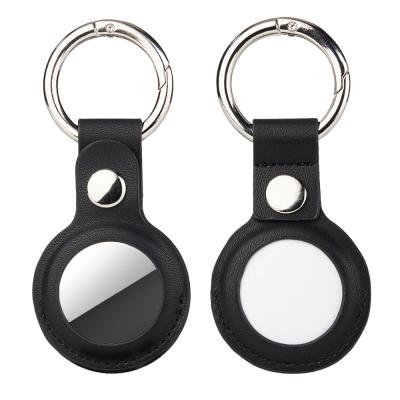 China Customized Logo Key Case Airtag Key Chain Ring Clip Holder For Apple Airtags Cut For Air Tag Case Shockproof Cover for sale