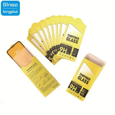 China Anti-fingerprint for i phone12 full glue screen tempered glass mobile phone iphone 9d pro max protector guard for sale