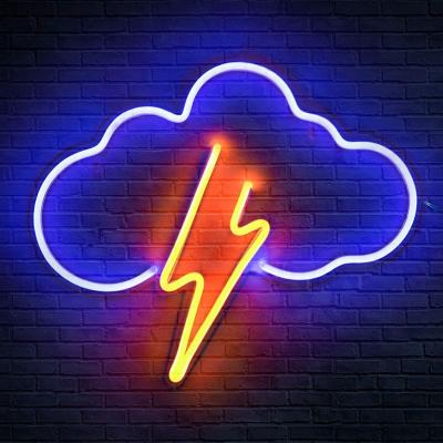 China Electronic Buildings Signs Cloud Led Light Acrylic Neon Lamp Wall Decor Neon Sign For Bedroom, Kids Living Room, Bar, Party, Christmas for sale