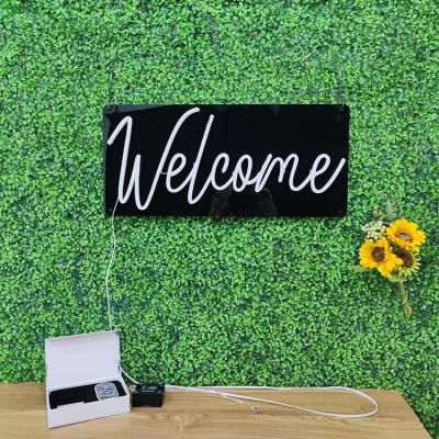 China Decoration Business Neon Sign Dropship Neon Light Welcome Neon Sign for sale