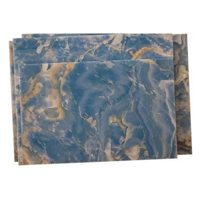 China Modern Top Selling Marble Tiles Marble Backlit Onyx Panel Flooring Blue Luxury Stone Wall Cladding for sale