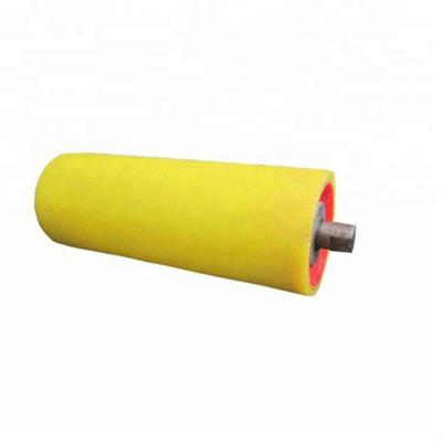 China Coal Mining Standard CEMA Polyurethane PU Conveyor Idler / Nylon Conveyor Roller for sale