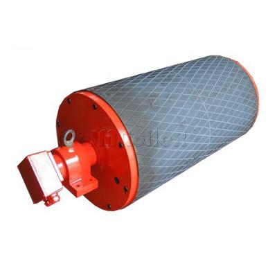 China Used in coal mine built-out electric drum motor pulley for belt conveyor conveyor driving driven pulley for sale