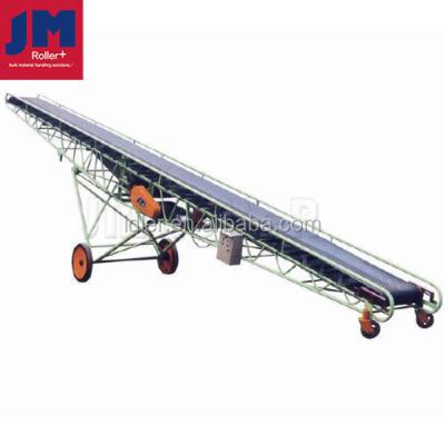 China Heat Resistant Bulk Material Handling Belt Conveyor Bulk Portable Rubber Complete Portable Belt Conveyor for sale