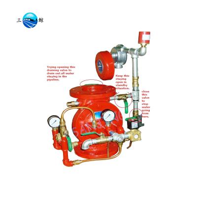 China Malleable Cast Iron Deluge Valve Alarm Gong For Automatic Watering System for sale