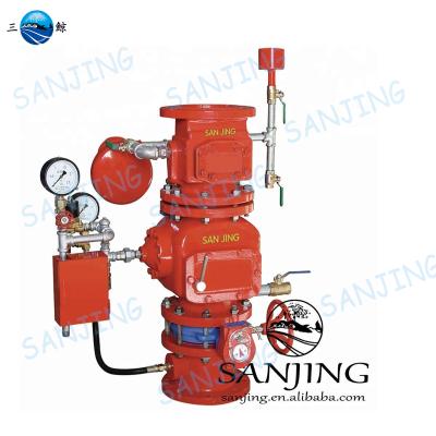 China Malleable Preaction Automatic Alarm Watering System Cast Iron Check Valve for sale