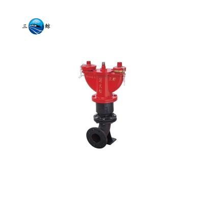 China Malleable Cast Iron Red Iron Outdoor Fire Hydrant Used For Fire Fighting SA100/65-1.6 for sale