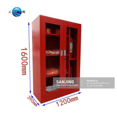 China Mild Steel Commission Fire Cabinet For Fire Hose Reel Fire Box for sale