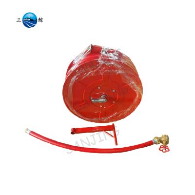 China Hot Sale Brass Fire Hose Reel For Fire Extinguisher Equipment With Flexible Nozzle for sale