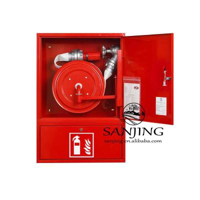 China Carbon Steel / Customsized Stainless Steel Fire Cabinet With Fire Hose And Extinguisher for sale