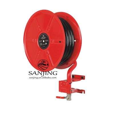 China Water Supply Manual Type Wall Mounted Sri Lanka Fire Hose Reel Hose Reel With Fire Fighting Price for sale