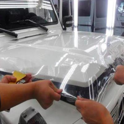 China Anti-yellow thickness 7.5mil Anti-scratch 1.52*15m self-healing TPU wrapping clear ppf film car paint protection film for sale