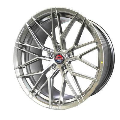 China Passanger Car/SUV/OFF-ROAD/Sports Car.... Hot selling design 18X8.0 pcd 5x112 alloy black wheels hyper offroad flow forming wheel rim for sale